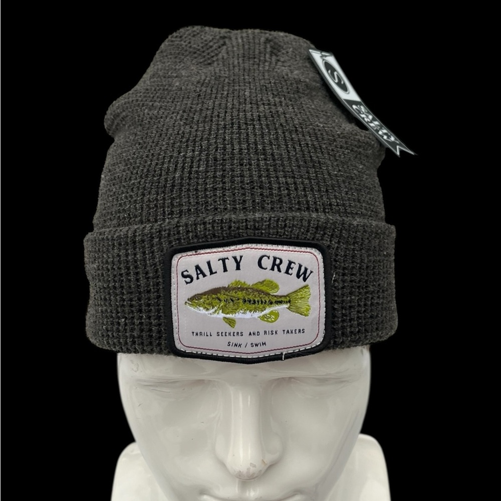 New With Tags Salty Crew Gray Toque Winter Hat Beanie